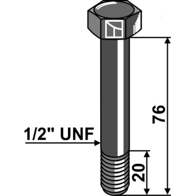 Varžtas - 1/2''