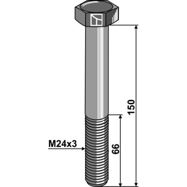 Varžtas - M24x3 - 10.9