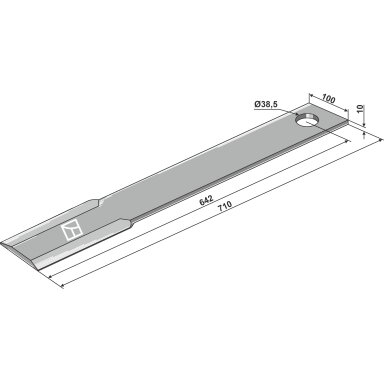 Žoliapjovės peilis 710mm
