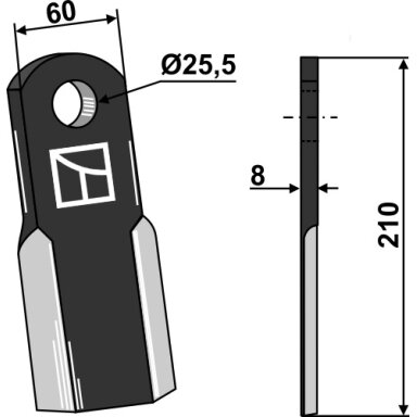 T40005141 Tiesus peiliukas Maschio / Gaspardo