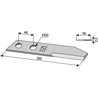 40150 Smulkinimo peilis Rekord