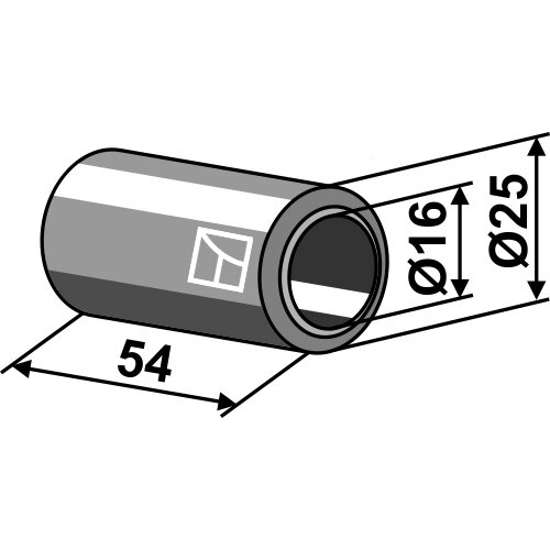 Įvorė 54xØ16xØ25