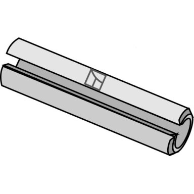 Suspaudimo kaištis Ø6x45