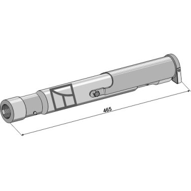 Traukės vamzdis 465mm