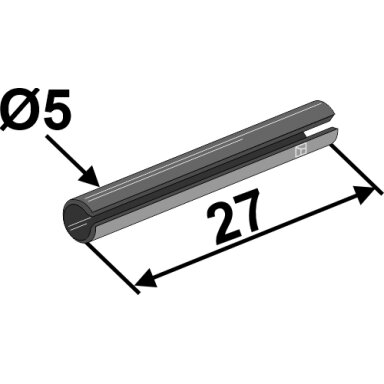 Suspaudimo kaištis - Ø5x27