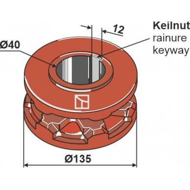 Grandinės žvaigždė Ø135 Grandinės žvaigždė Ø135