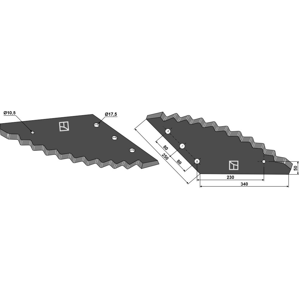 60903501 / 60903509ET Strautmann dalytuvo peilis 1 60903501 / 60903509ET Strautmann dalytuvo peilis 1