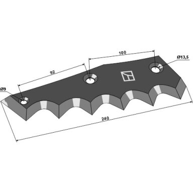 245N06000003 Pronar dalytuvo peilis