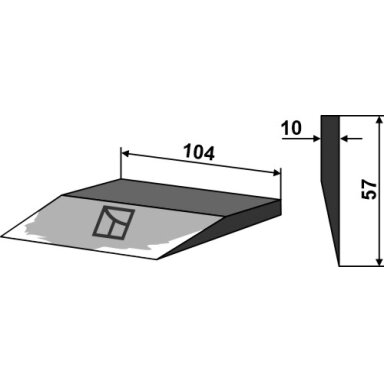 11261398 Šoninis peilis 104 mm