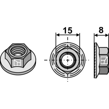 Veržlė - M10x1,5