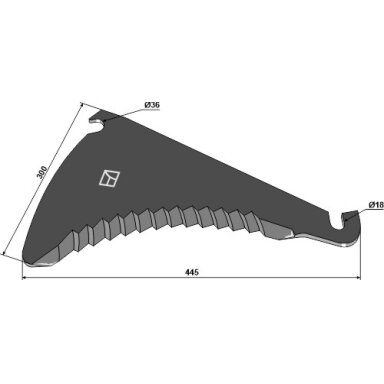 74810 Kemper smulkinimo peilis