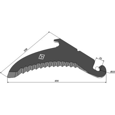 00013252880 Ruloninio preso peilis Claas
