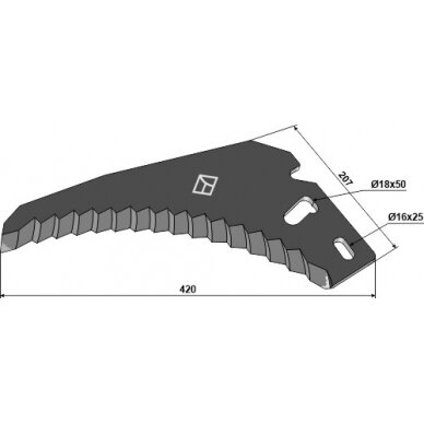 B02-0449 Bergmann smulkinimo peilis 1