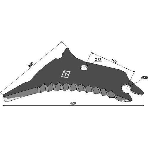 Z4545590 Ruloninio preso peilis Kuhn 1