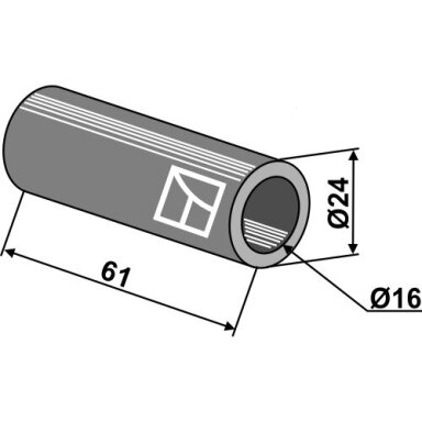 Distancinė įvorė 63-ROU-61