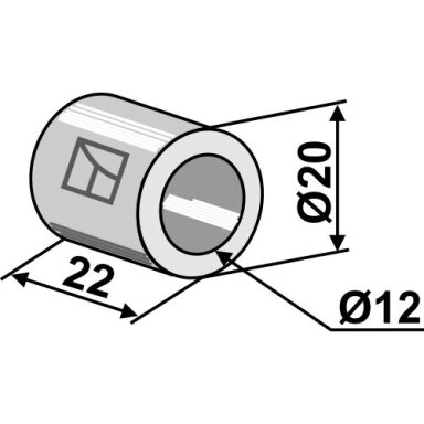 Įvorė 63-SMA-61