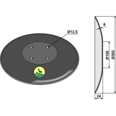 Amazone  sėjamosios diskas 31-114FI-20058