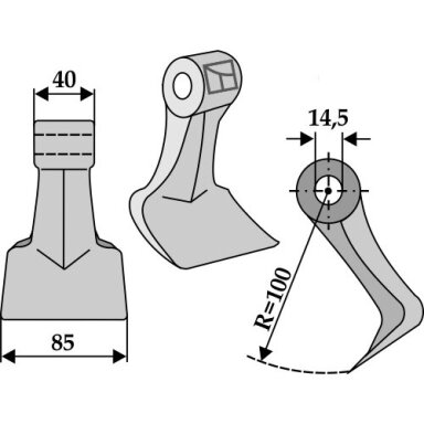 Mulčerio plaktukas 63-M-37-14