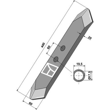 KK303107R Noragėlis Kverneland