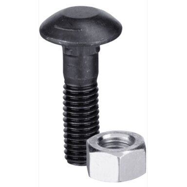 Plūgo varžtas M16x1,5x100 ir šešiakampė veržlė