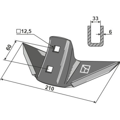 Strėlinis noragas IND-691