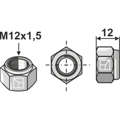 Veržlė M12x1,5