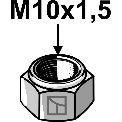 Veržlė M10x1,5
